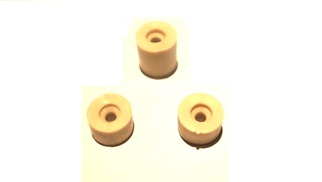 Number plate support  ( 3 round rubber spacers) for Lambretta I - II series. code C83/b
